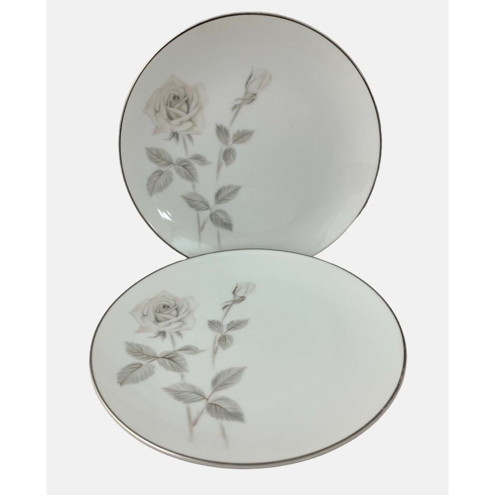 Noritake China Melrose 6002 Pair Bread & Butter Plates 6.25" Japan